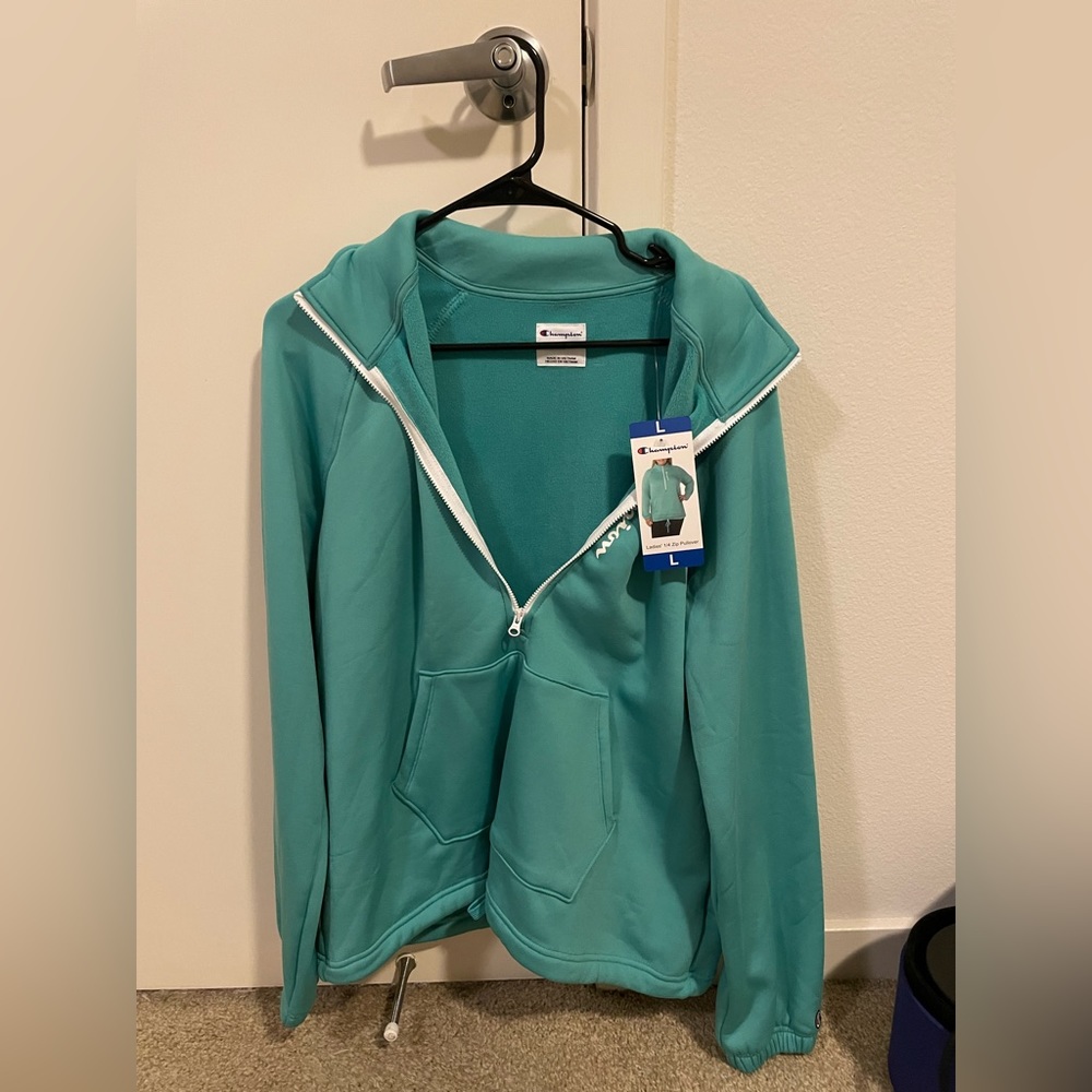 Champion 1/4 zip Pullover Sweatshirt - Picture 2 of 4